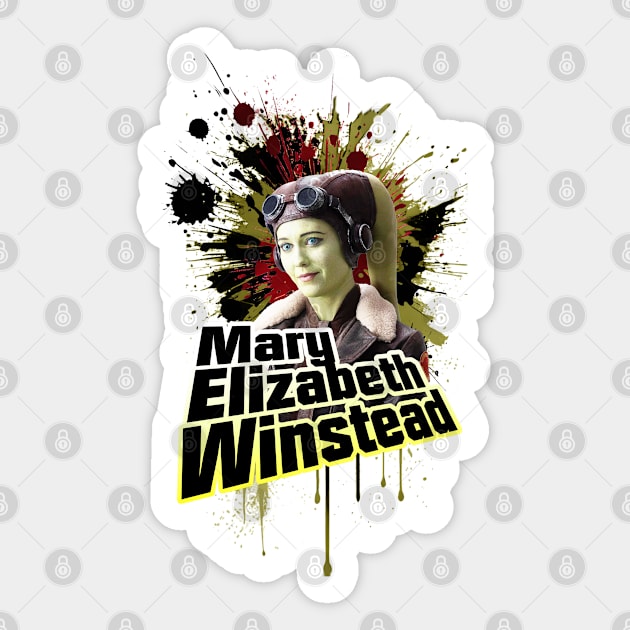 Mary Elizabeth Winstead graphic design ironpalette Sticker by ironpalette